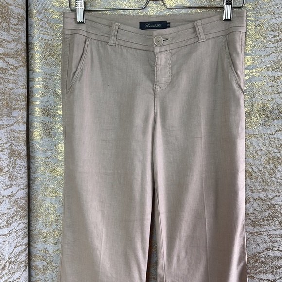 ANTHROPOLOGY Level 99 Shayla Mushroom WideLeg Pants Size 26 - Picture 3 of 15